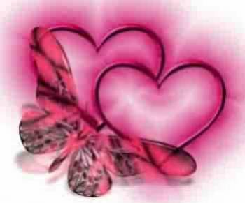 deux coeur qui s'attachent en declarant l'amour